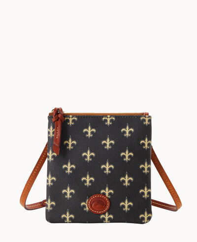 NFL Saints Small North South Top Zip Crossbody