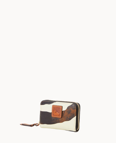 Pebble Grain Charleston & Zebra Credit Card Case