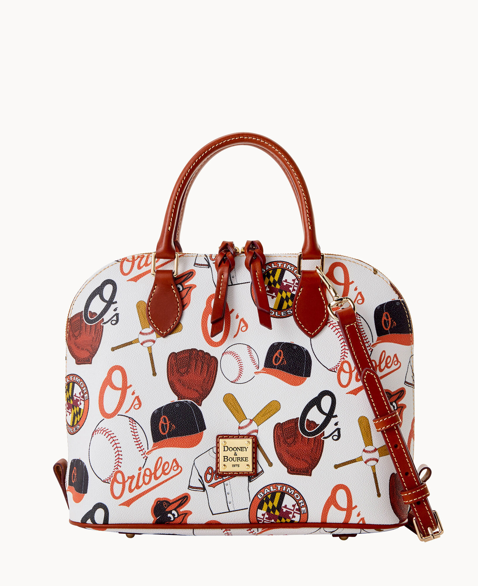 Dooney Bourke MLB Orioles Zip Zip Satchel