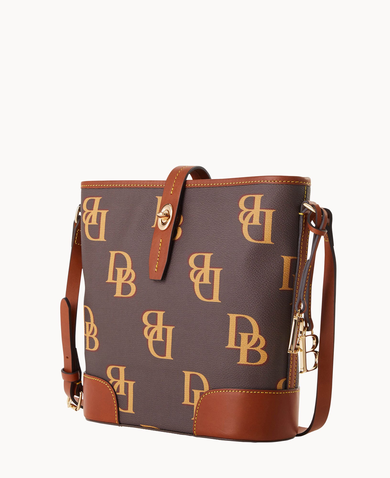 Dooney Bourke Monogram Crossbody Bucket