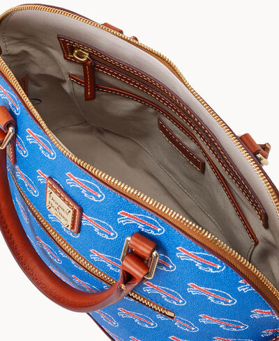 NFL Bills Domed Zip Satchel