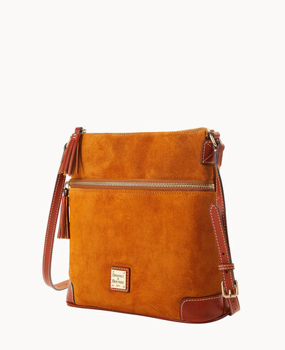 Suede Tassel Crossbody
