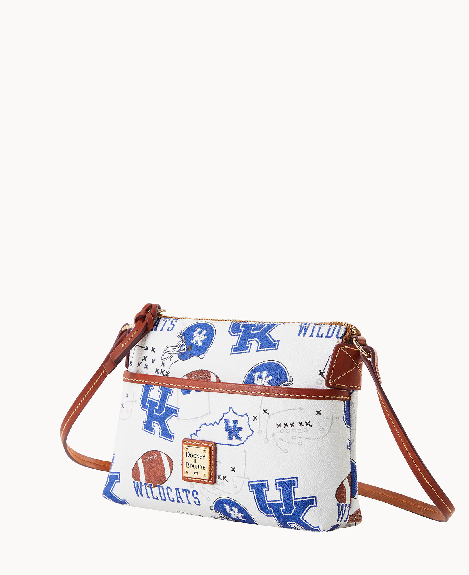 Dooney & Bourke Kentucky Wildcats Signature Small Zip Crossbody Handbag