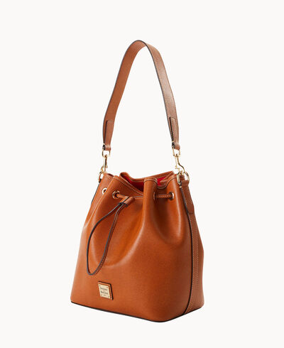 Saffiano Drawstring