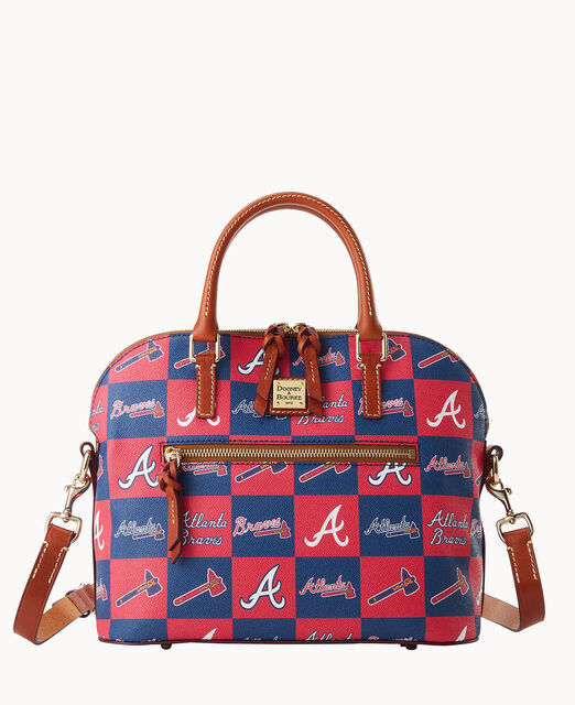 MLB Braves Domed Zip Satchel
