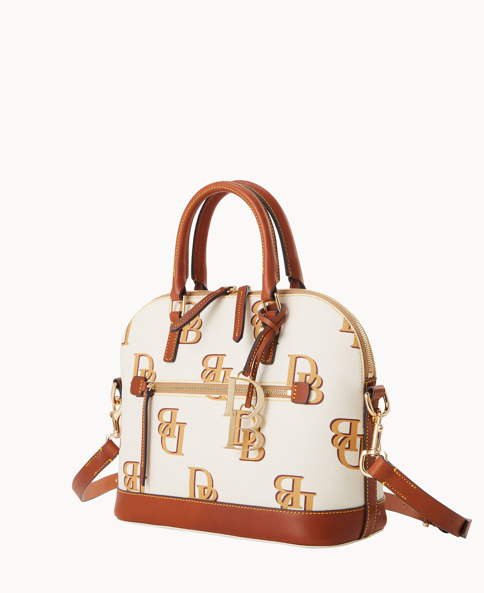 Dooney and bourke monogram satchel deals