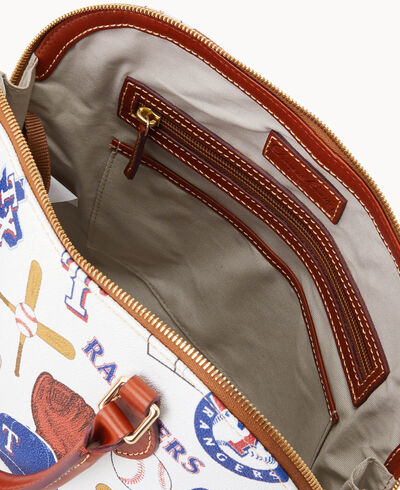 MLB Rangers Zip Zip Satchel