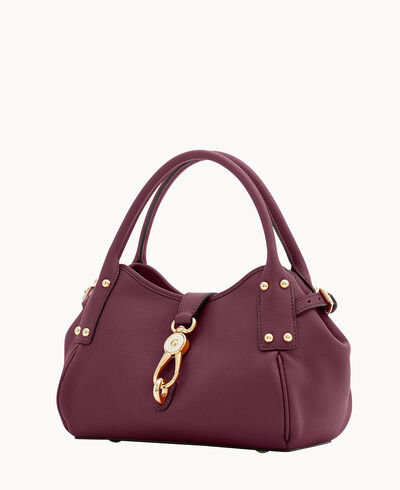 Belvedere Small Logo Lock Satchel