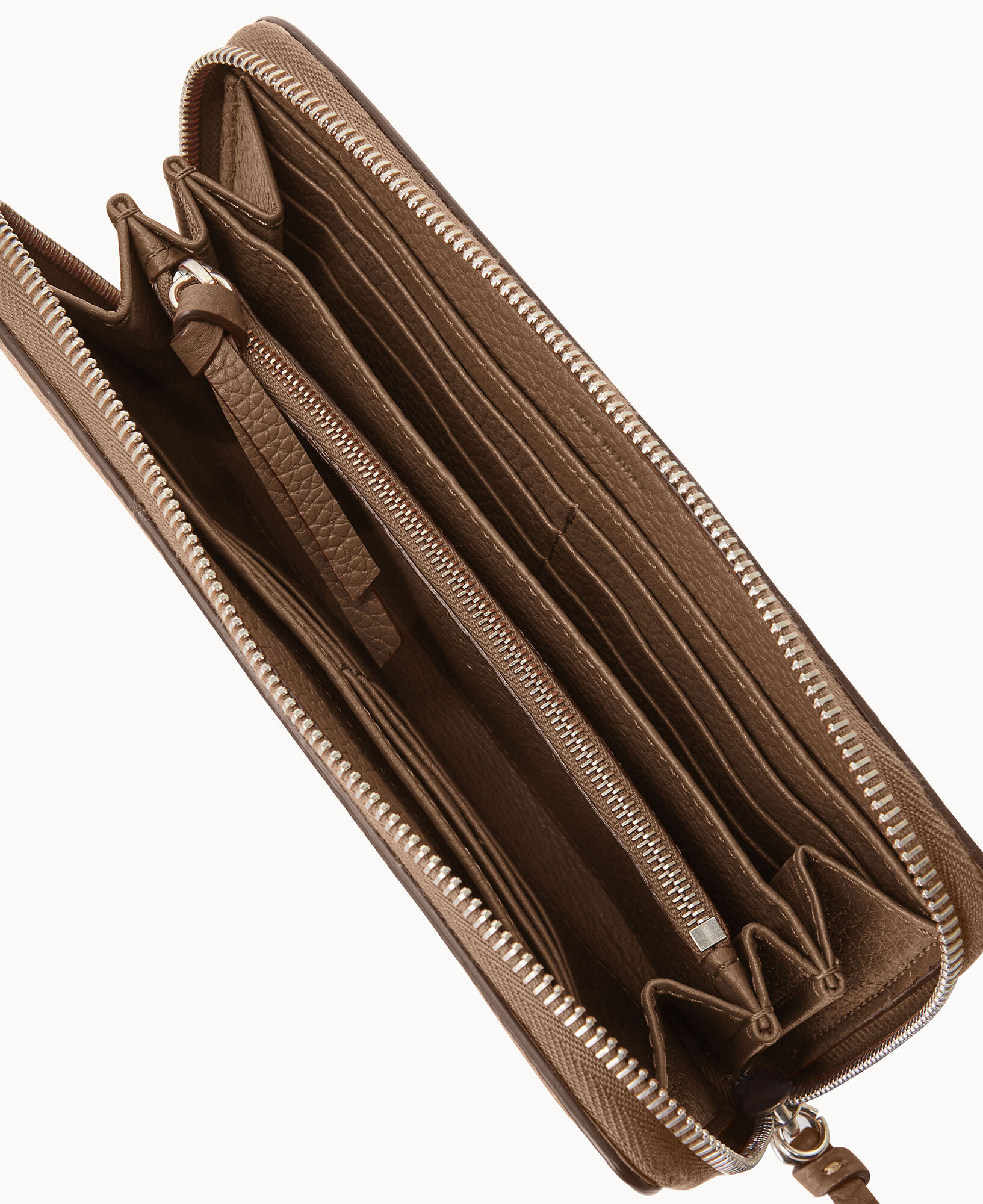 Fayrie zip around leather matinee purse 2025