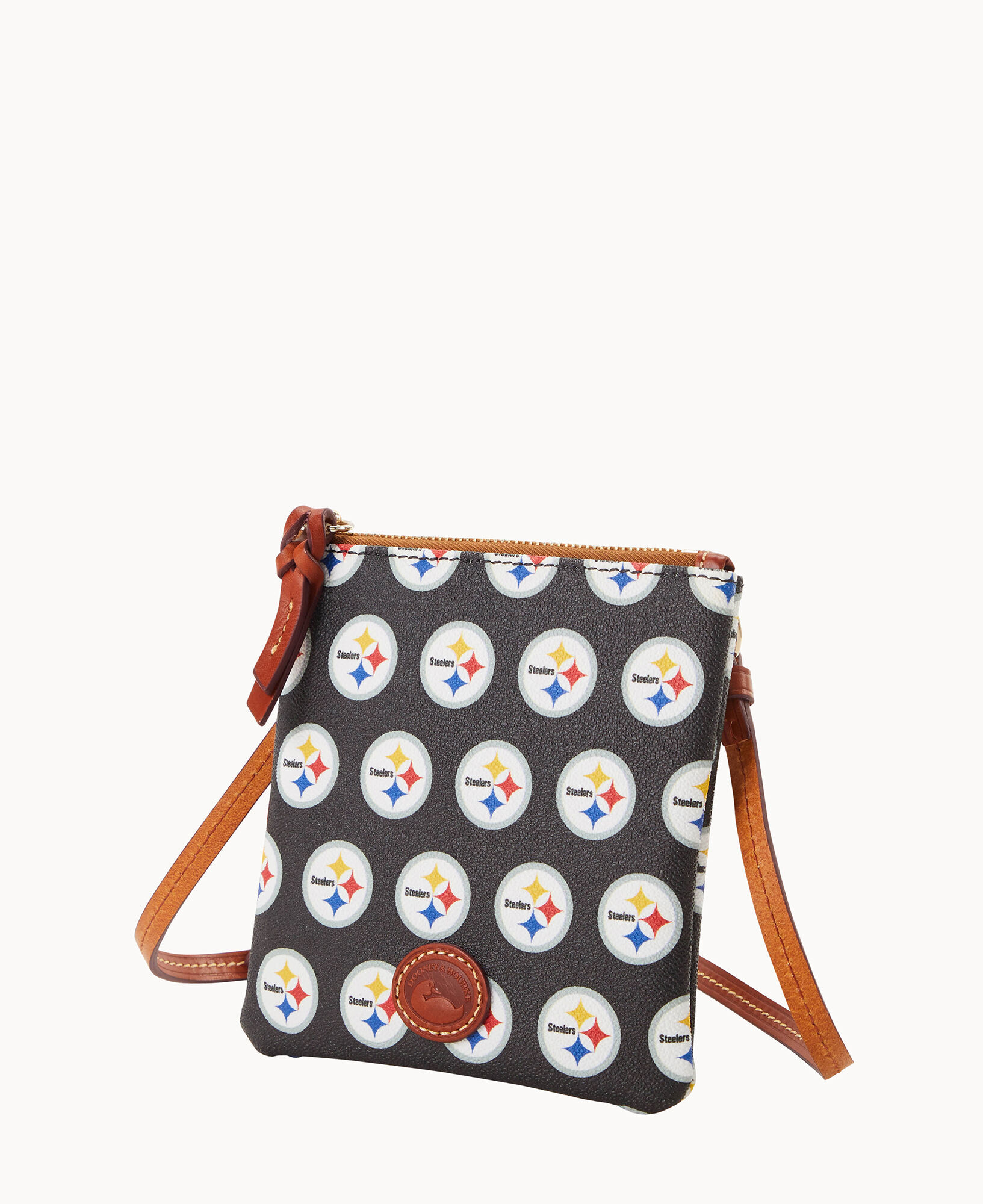 Dooney & Bourke NFL Pittsburgh Steelers Small North South Top Zip Crossbody Shoulder Bag