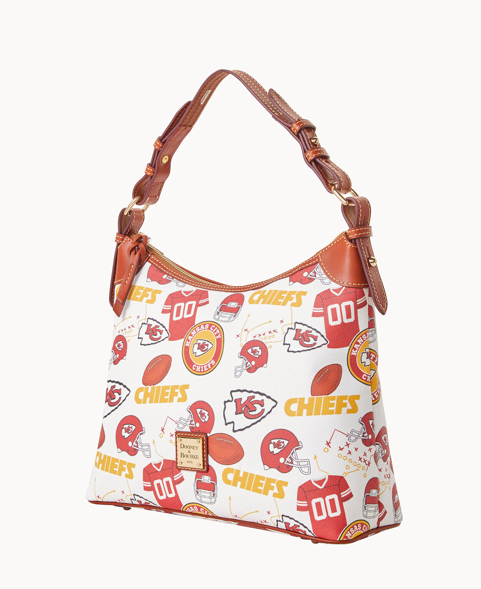 Dooney & Bourke Kansas City Chiefs Sporty Monogram Large Zip Tote Bag