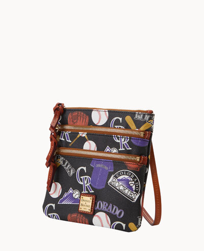MLB Rockies North South Triple Zip Crossbody