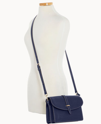 Saffiano Flap Crossbody