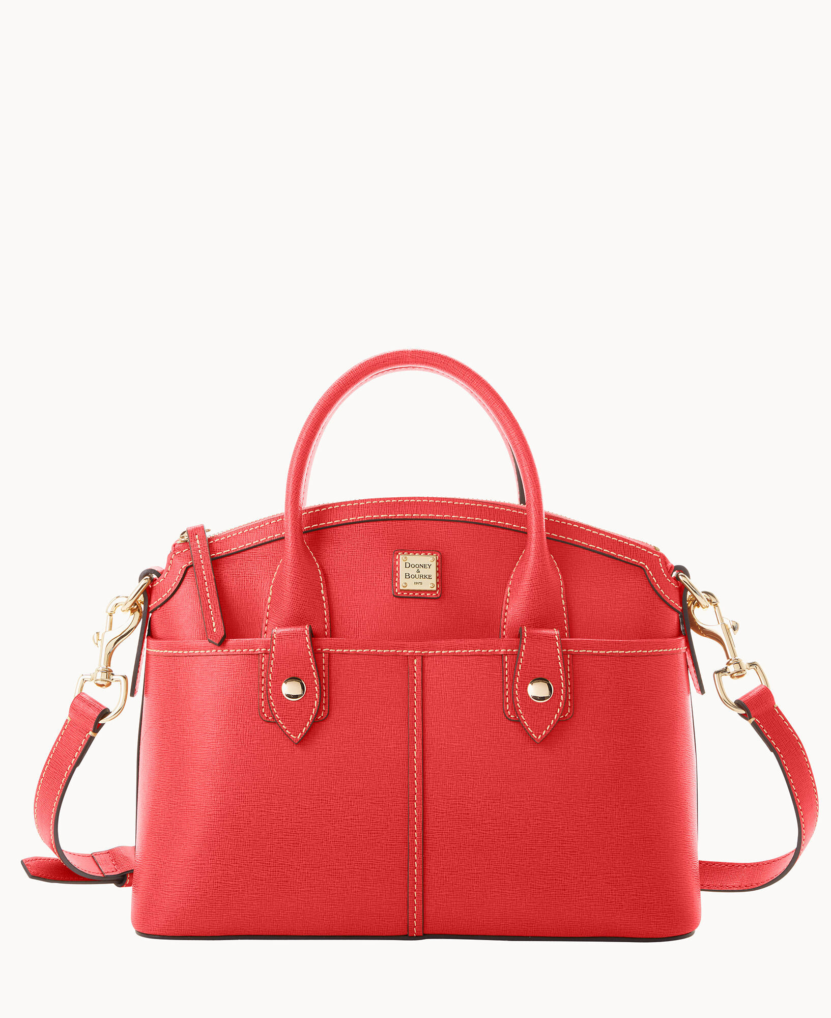 Dooney & bourke camden saffiano leather domed satchel 2025