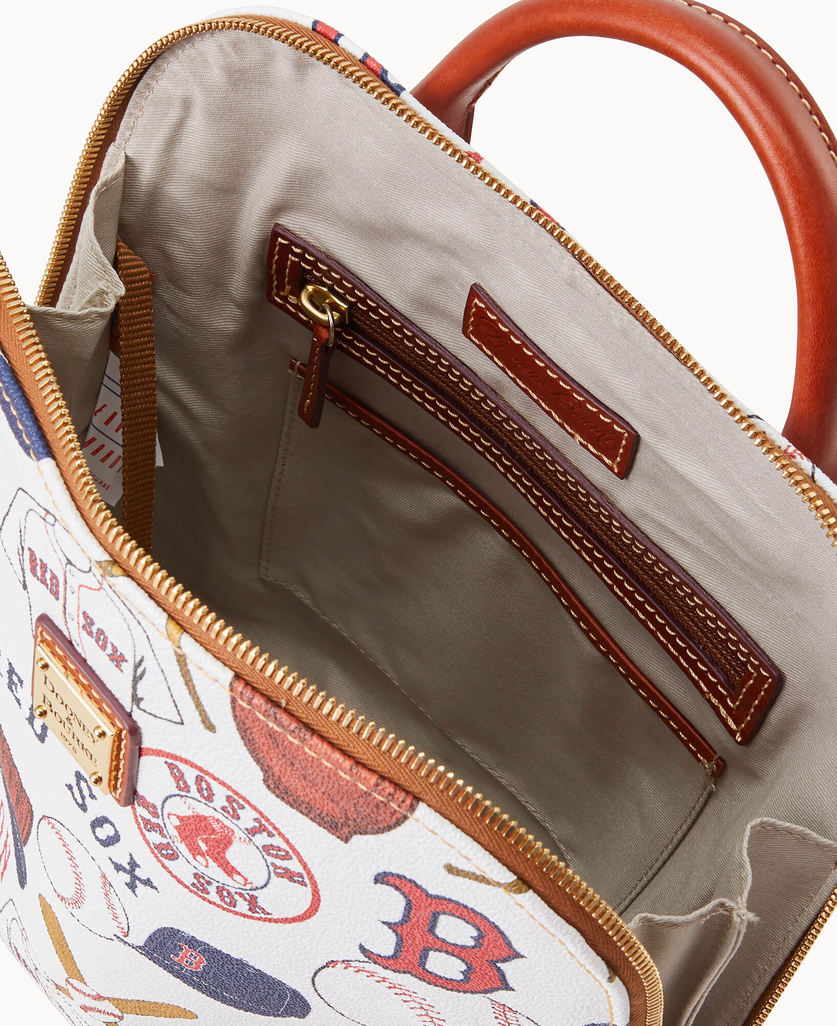 Dooney and bourke red sox bag clearance