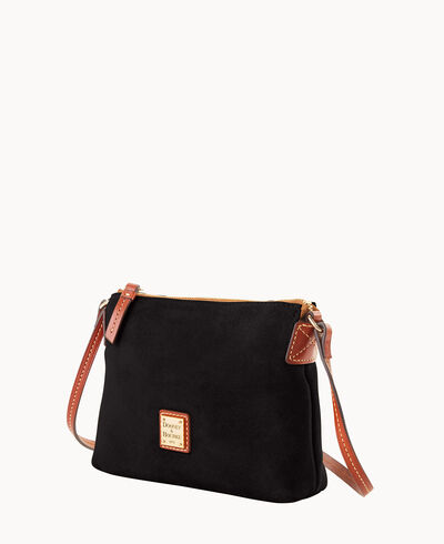 Suede Crossbody Pouchette