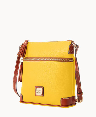 Pebble Grain Small Tassel Crossbody