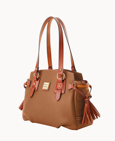 Pebble Grain Small Winged Shopper