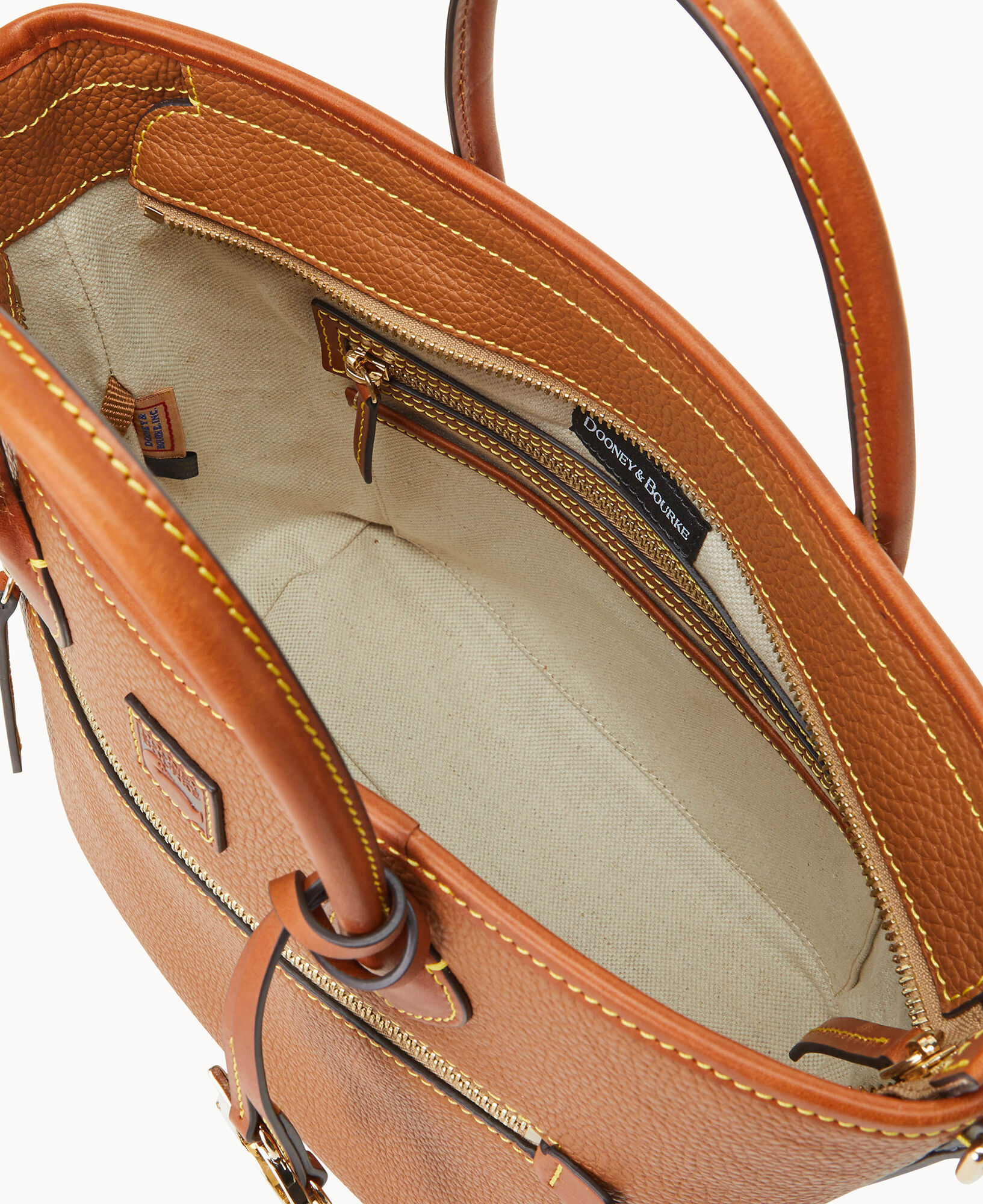 Dooney & Bourke Pebble Leather Handle Tote