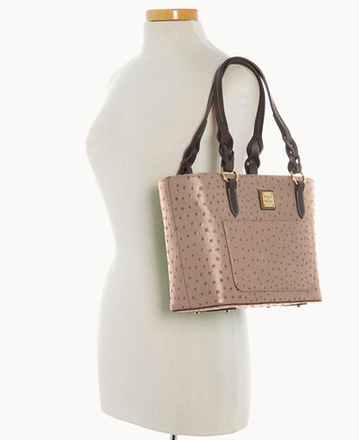 Ostrich Small Gretchen Tote