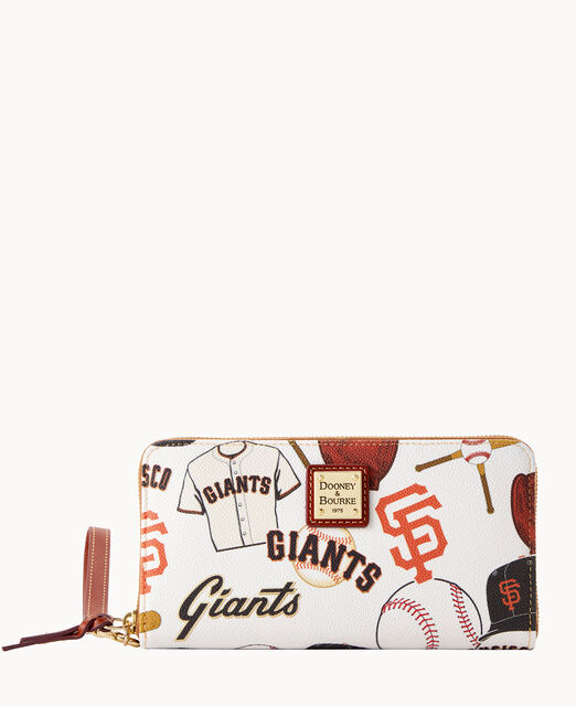 MLB Giants Large Zip Around Wristlet