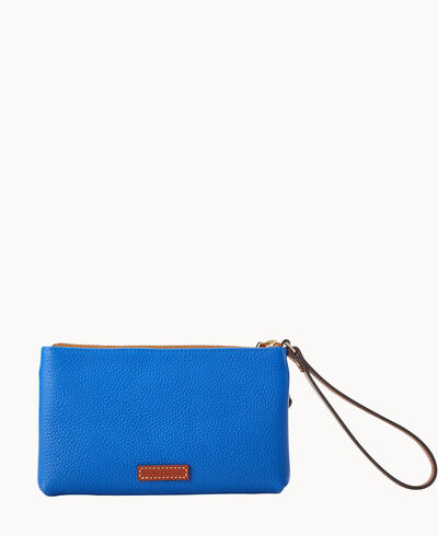MLB Dodgers Double Zip Wristlet