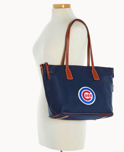 MLB Cubs Top Zip Tote w ID Holder