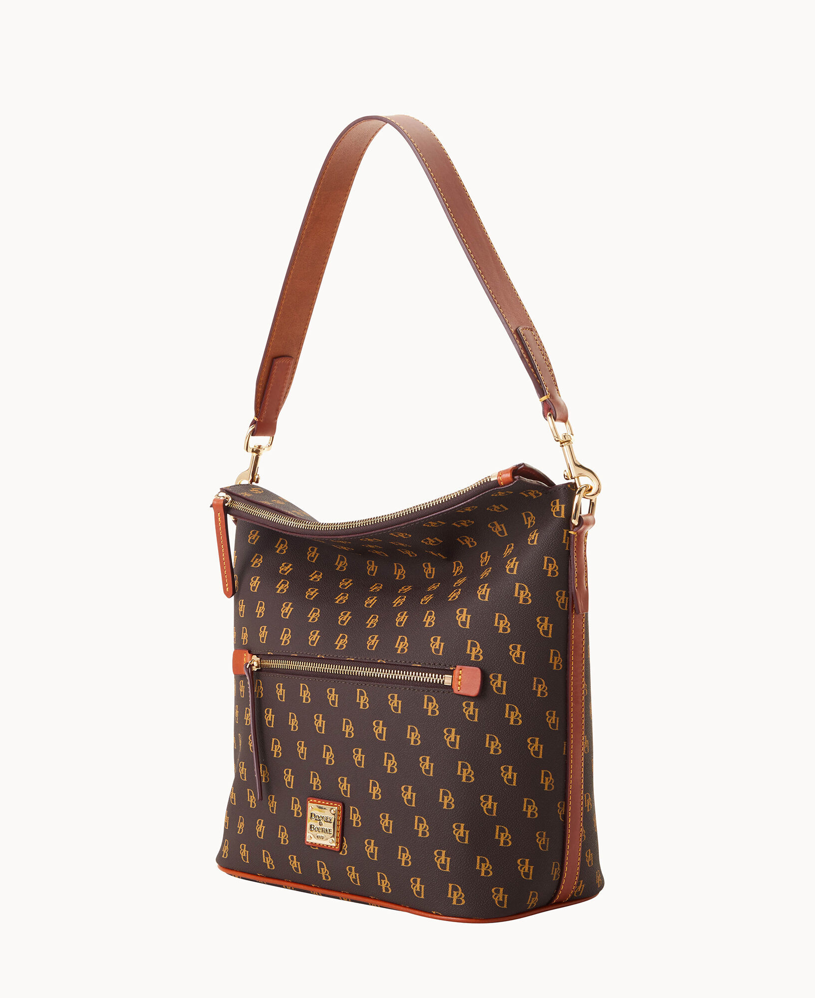 Dooney & Bourke Signature Logo Print Gretta Collection Pouchette