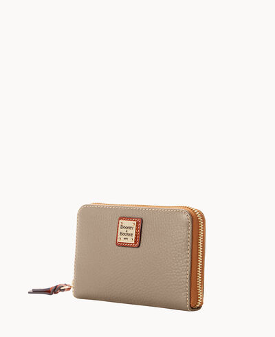 Pebble Grain Medium Zip Around Wallet