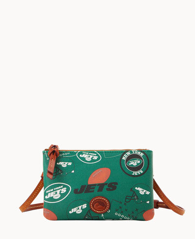 NFL Jets Top Zip Crossbody
