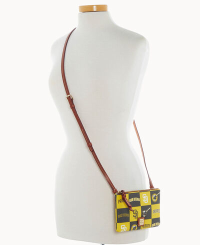 MLB Padres Top Zip Crossbody
