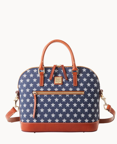 MLB Astros Domed Zip Satchel