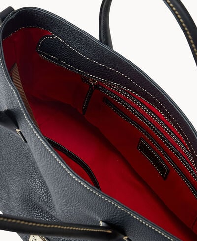 Pebble Grain Large Handle Tote