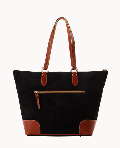 Suede Career Tote