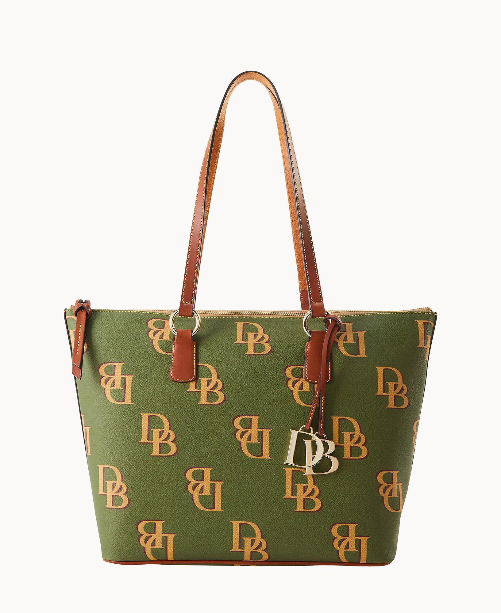Dooney Bourke Monogram Wren Zip Tote