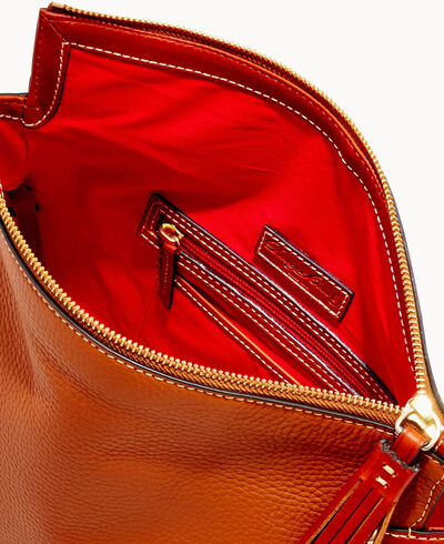 Pebble Grain Scarlett Crossbody Sac