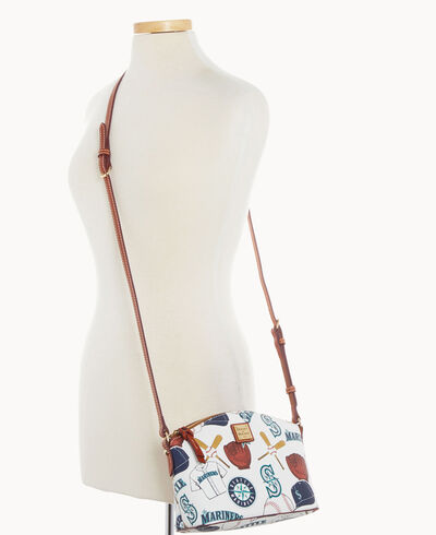 MLB Mariners Suki Crossbody Med Wristlet