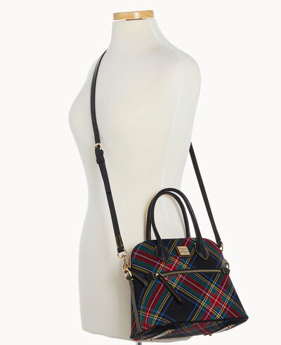 Tartan Domed Satchel