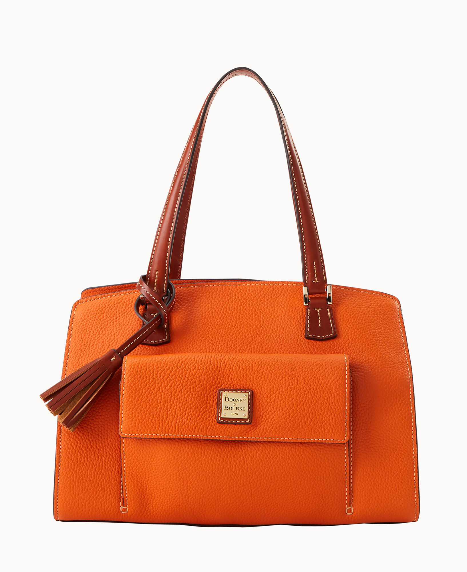 Dooney and bourke orange tote outlet