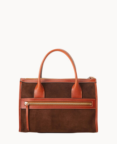 Suede Small Satchel