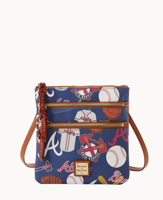 MLB Braves North South Triple Zip Crossbody