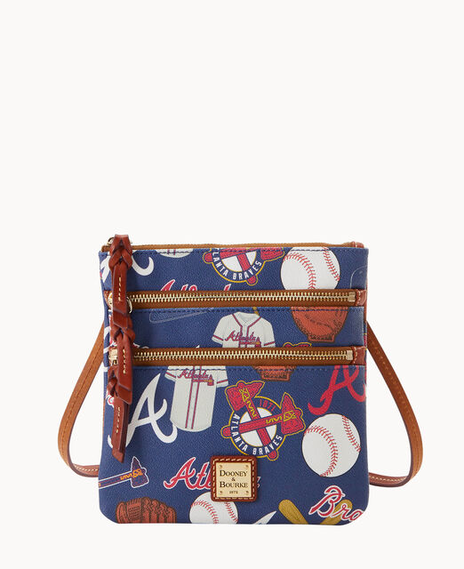 MLB Braves N S Triple Zip Crossbody