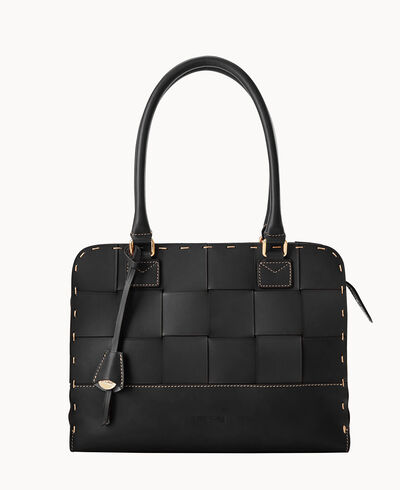 Alto Woven Rectangular Satchel