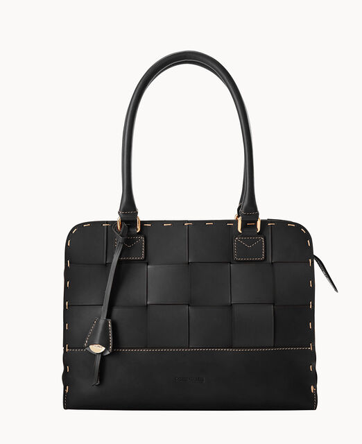 Alto Woven Rectangular Satchel