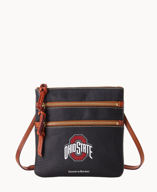 NCAA Ohio State Triple Zip Crossbody