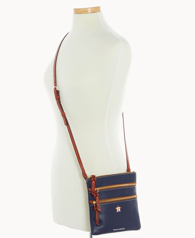 MLB Astros N S Triple Zip Crossbody