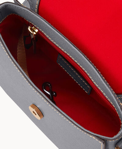 Saffiano Saddle Bag