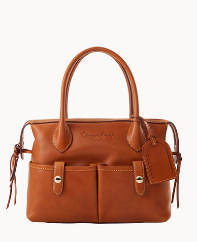 Florentine Small East West Satchel