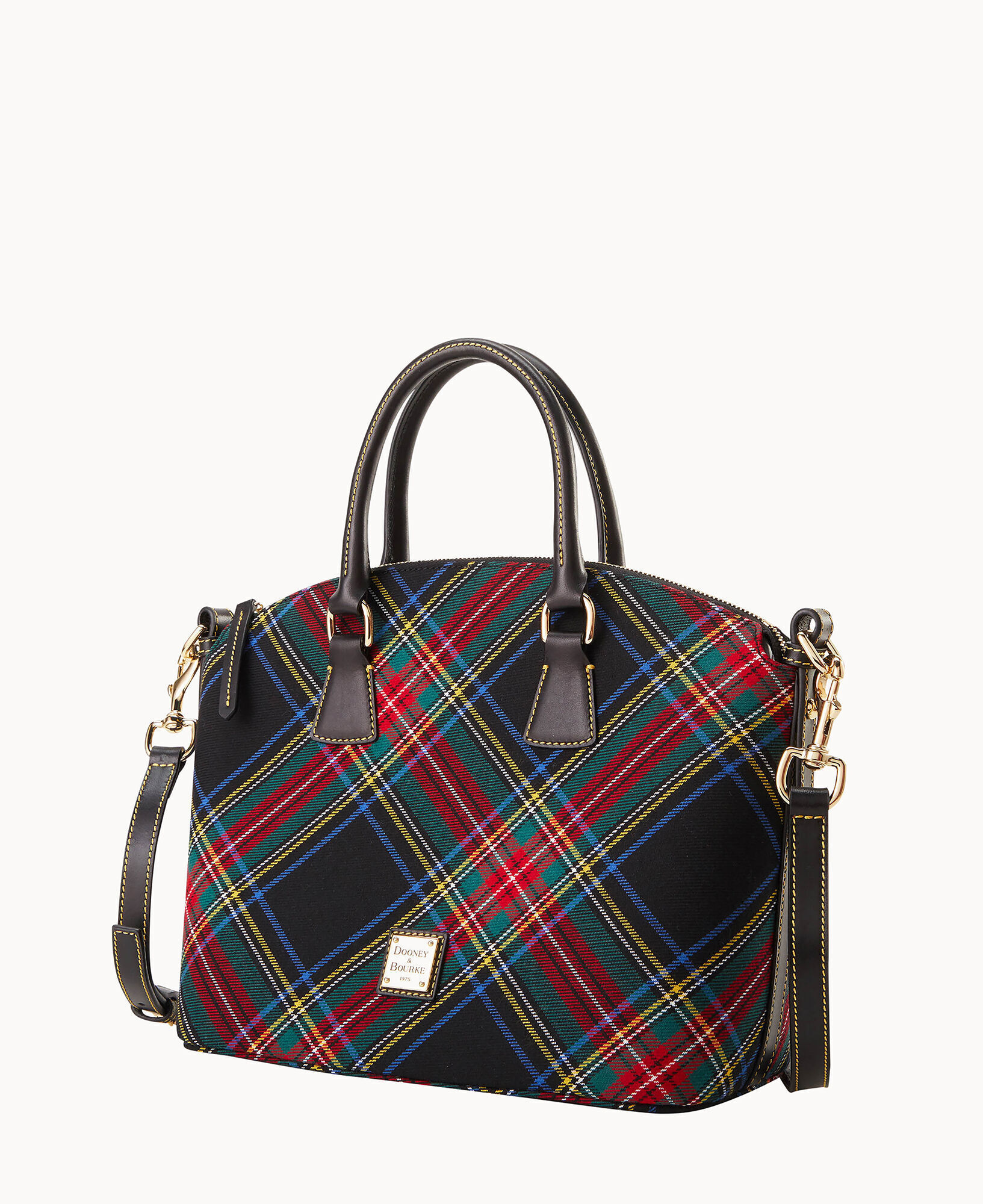 Tartan Domed Satchel