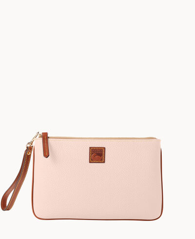 Pebble Grain Large Wristlet